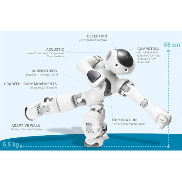 SoftBank Robotics NAO6 Academic Edition Robot with 2 Year Warranty - ROBOCUBE